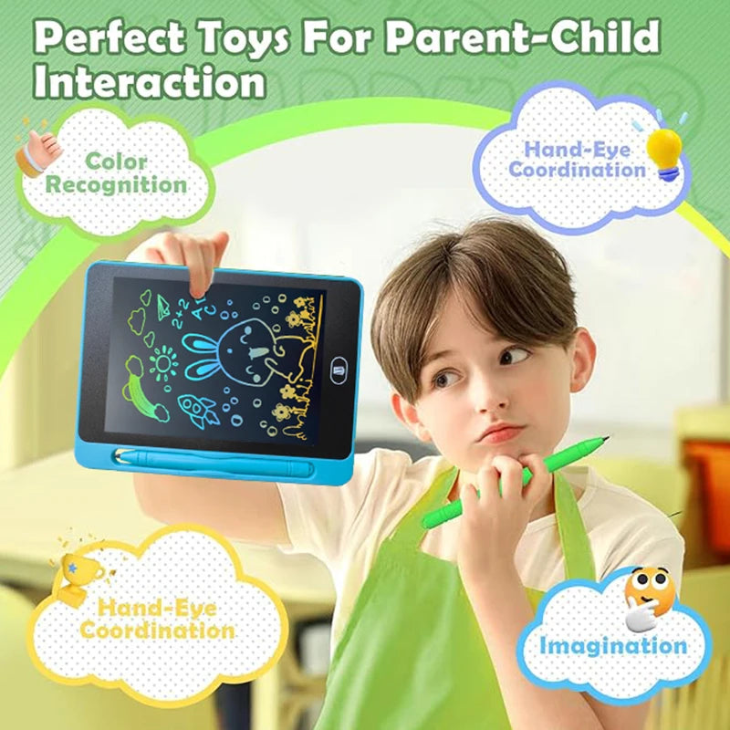 12 Pack LCD Writing Tablet for Kids, 6.5 Inch Colorful Doodle Board Drawing Tablet, toys for children, educational toys